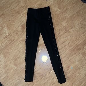ZARA Brand new leggings with studs size XS + free gift